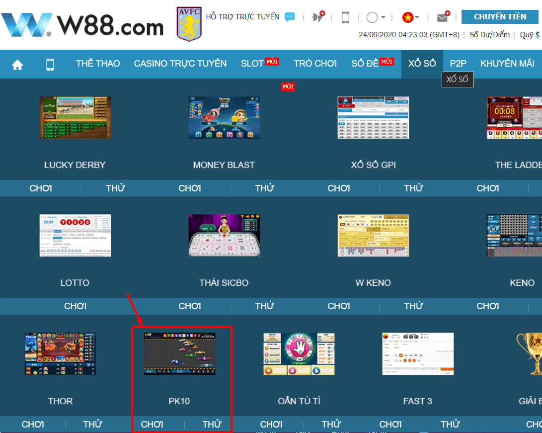 Cách chơi cá cược Game Đua Xe online tại W88 ăn tiền